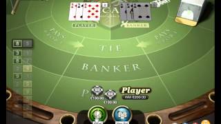 Mr.Green Casino Baccarat – $50 in 5 minutes – Volatile!