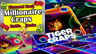 💲Millionaire Craps Snake Pit – 🐍Diamondback Rattlesnake Preliminary Betting