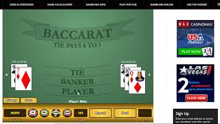 Baccarat Strategies by Chi 6/24/19