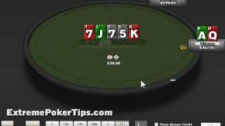 Extreme Poker Tips: Bluff against polarized range