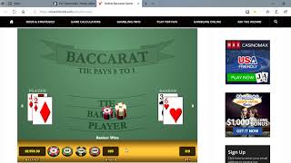 Baccarat Winning Strategies with M.M. form Chi : )) 6/8/19