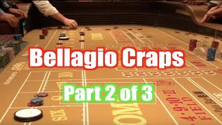 Real Craps Game at Bellagio Casino Las Vegas, part 2/Relaxing Gambling Sounds ASMR