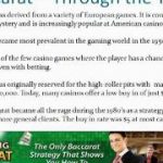 All About Baccarat – What You Need To Know