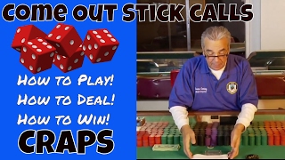 Professional Craps Training for Beginners [Step 9 of 33] – Come Out Stick Calls