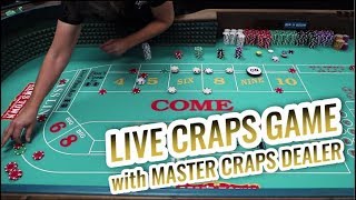 LIVE CRAPS GAME with Master Craps Dealer Lisa Las Vegas | Casino Craps Let’s Play #1