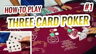 Three Card Poker Tutorial – Live Three Card Poker | Casino Three Card Poker Let’s Play #1