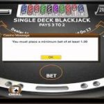 Playing Single Deck Blackjack with BonusBlackjack.org