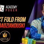 PERFECT fold from Mikita Badziakouski with the comments of Poker PRO