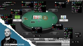 Facing a raise after donk betting on the flop | Zoom Poker Strategy Video with coach Asimos