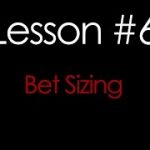 Bet Sizing in No Limit Texas Hold’em