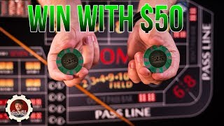 How to Win at Craps with only $50 – craps betting strategy