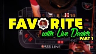 My Favorite Strategy with Live Craps Dealer Part 1
