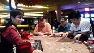Las Vegas mini baccarat action at Rio casino