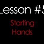 Starting Hands in Texas Hold’em