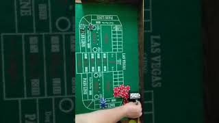 Craps strategy using only the 1/1 and 6/6
