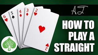 How to Play a Straight in NL Hold’em Cash Game