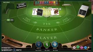 [[Video-18]] Baccarat winning $2 profit with small bankroll (English/Hindi/Bengali)