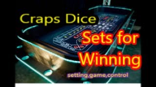 Craps  Dice Sets game control