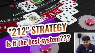 “212” Blackjack Betting System BEST FOR BEGINNER?? | Systems Review Ep.2