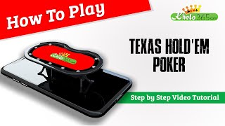 How To Play Poker for BEGINNERS | Texas Holdem Poker |  Easy ways to EARN MONEY 100%   #khelo365