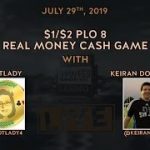 $1/$2 PLO8 with BotLady & Keiran