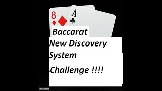 Baccarat Chi Wining Strategy !! THIS ONE WAS HARD !!
