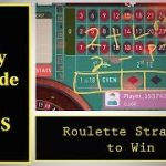 Only Outside BETS Roulette winning strategy