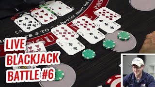 LIVE BLACKJACK BATTLE | David Vs. Timmy Ep.6