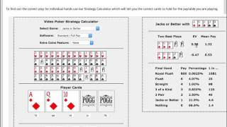 Jacks or Better Video Poker Strategy Trainer