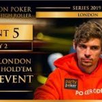 Triton London 2019 – Triton London NLH Main Event £100K – Day 2