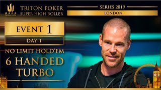 Triton London 2019 – NLH 6-Handed TURBO £25K – Day 1