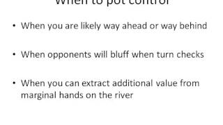 Pot Control Poker Tips with Jonathan Little