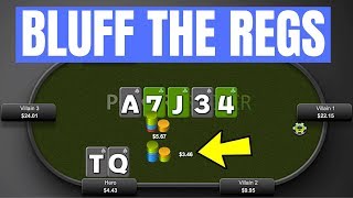 How to Bluff the Regs (Advanced Poker Strategy)