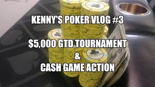Poker Vlog Ep 3 – We Play in $5,000 GTD Live Poker Tournament and Cash!!!