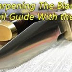 Sharpening The BlackJack Knives Trail Guide With The KME Sharpener.