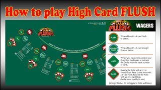 HIGH CARD FLUSH TUTORIAL How to play.