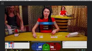 Easy 150 Euro win vs Live Casino – Baccarat in 2 min