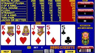 Learn to win at Video Poker like a pro!  – Interactive Tutorial shows you how.