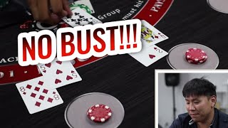 NO BUST Blackjack Strategy – Good or dud?? | Live Casino Blackjack Let’s Play #8