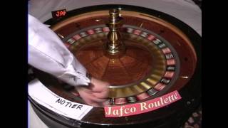 Roulette Dealer Spins Pre-selected Number Sections