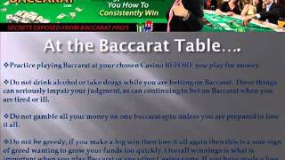 How To Win At Baccarat