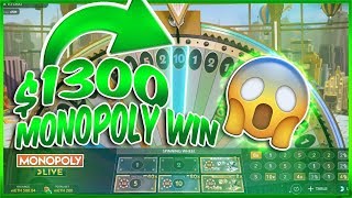 $1300+ INSANE MONOPOLY WIN + BLACKJACK AND SLOT WINS!