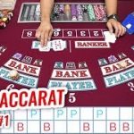 $20,000 LIMIT LIVE BACCARAT BATTLE | Casino Baccarat Let’s Play #1