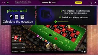 Roulette strategy video 3 stage 2 real money /deposit $60 profit $800