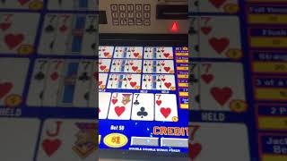 $2500 Four 7’s Video Poker Jackpot