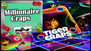 💲 Millionaire Craps Snake Pit – 🐍BLACK MAMBA $1000 Profit Betting Strategy