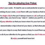 Live Poker Tips + Differences between Live and Online Poker