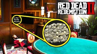 *SECRET* POKER ROOM FULL OF MONEY in Red Dead Redemption 2! RDR2 Robbery Fast Money!