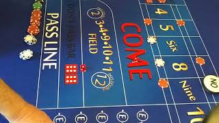 Craps Ultra Conservative Method Lots of Action Very Safe System Color Up