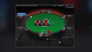 Patrick Leonard shows the new custom tables feature of the partypoker software